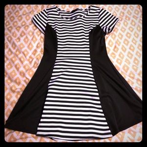 Black and white dress